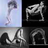 Nudeartmodel und Profitänzerin ANNA G. - the STUDIODAY - Goboprojektionen - Lichtbox - skulpturaler Akt in Perfektion und viel mehr